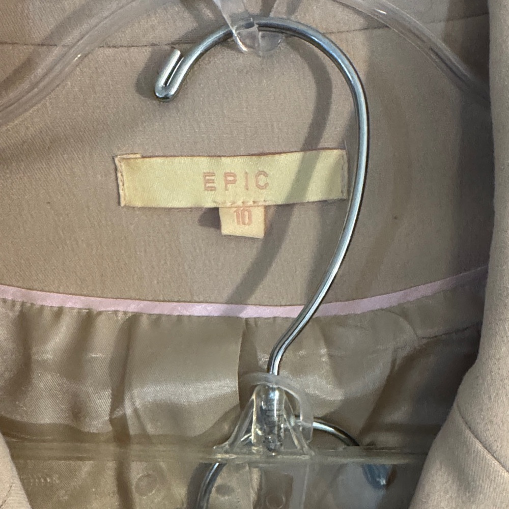 Elegant Beige Suit Set by Epic - Picture 2 of 13